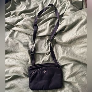 Lululemon black crossbody bag